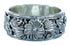 Native American Flower And Leaf Sterling Silver Ring Size 8 JX127576